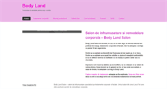 Desktop Screenshot of bodyland.ro