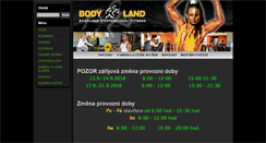 Desktop Screenshot of bodyland.cz